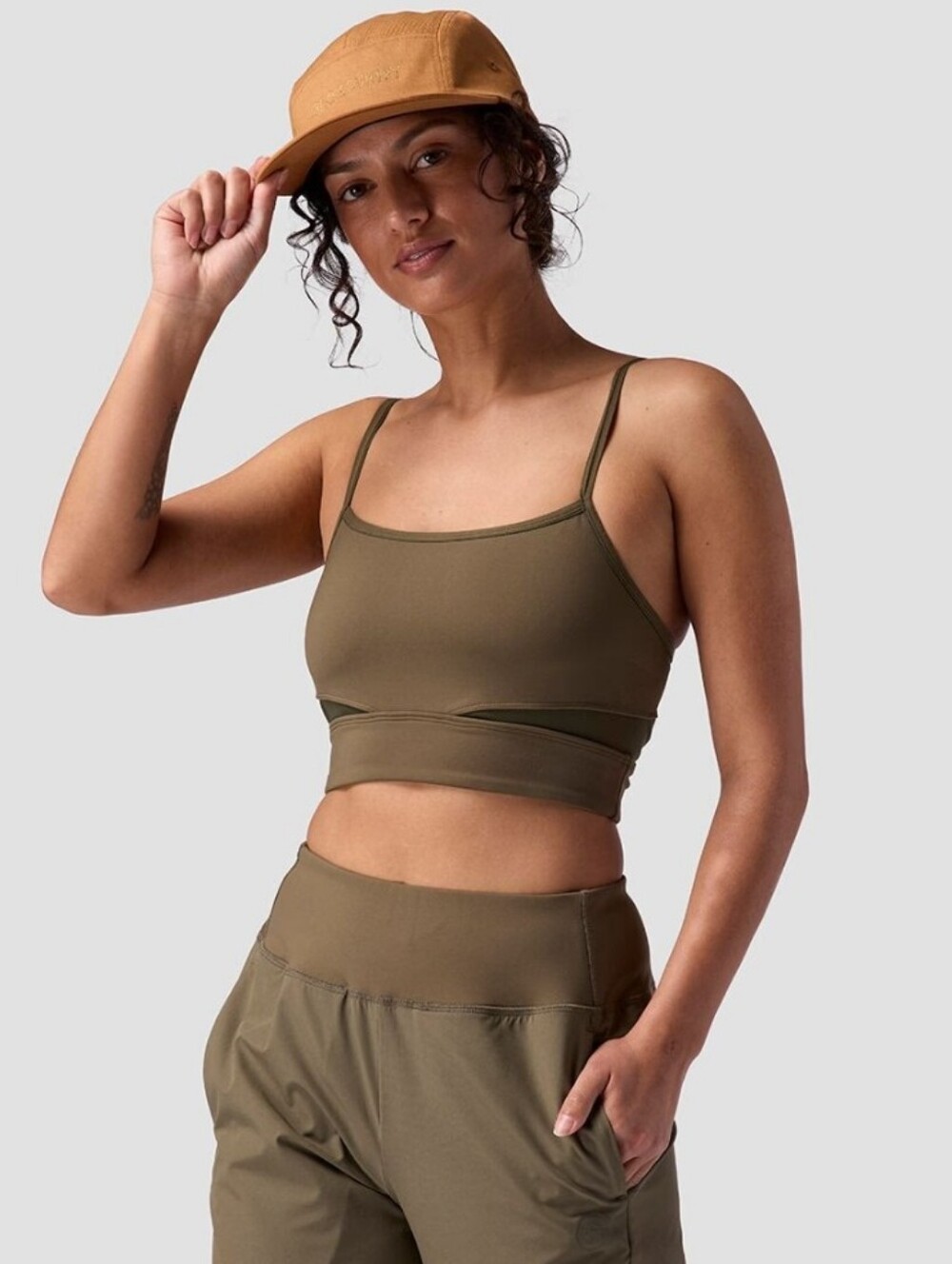 Backcountry | Destination Square Neck Bra Top ‐ Kalamata (S) NWOT